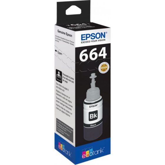 Epson Cartucho Ecotank Tinta T6641 Negro